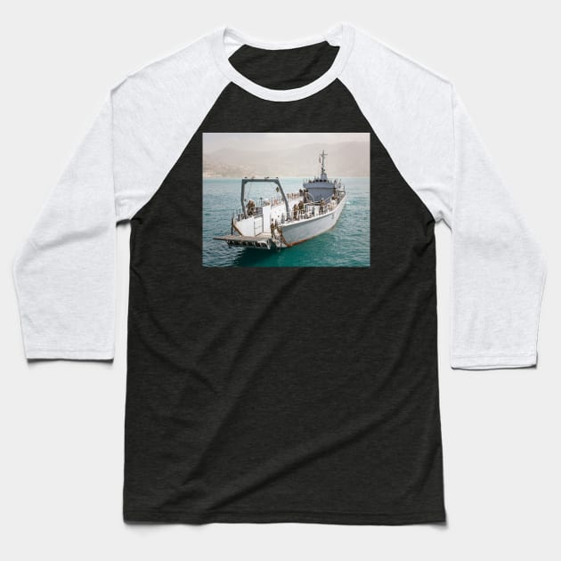 Lebanese Amphibious Transport Ship Baseball T-Shirt by mcdonojj